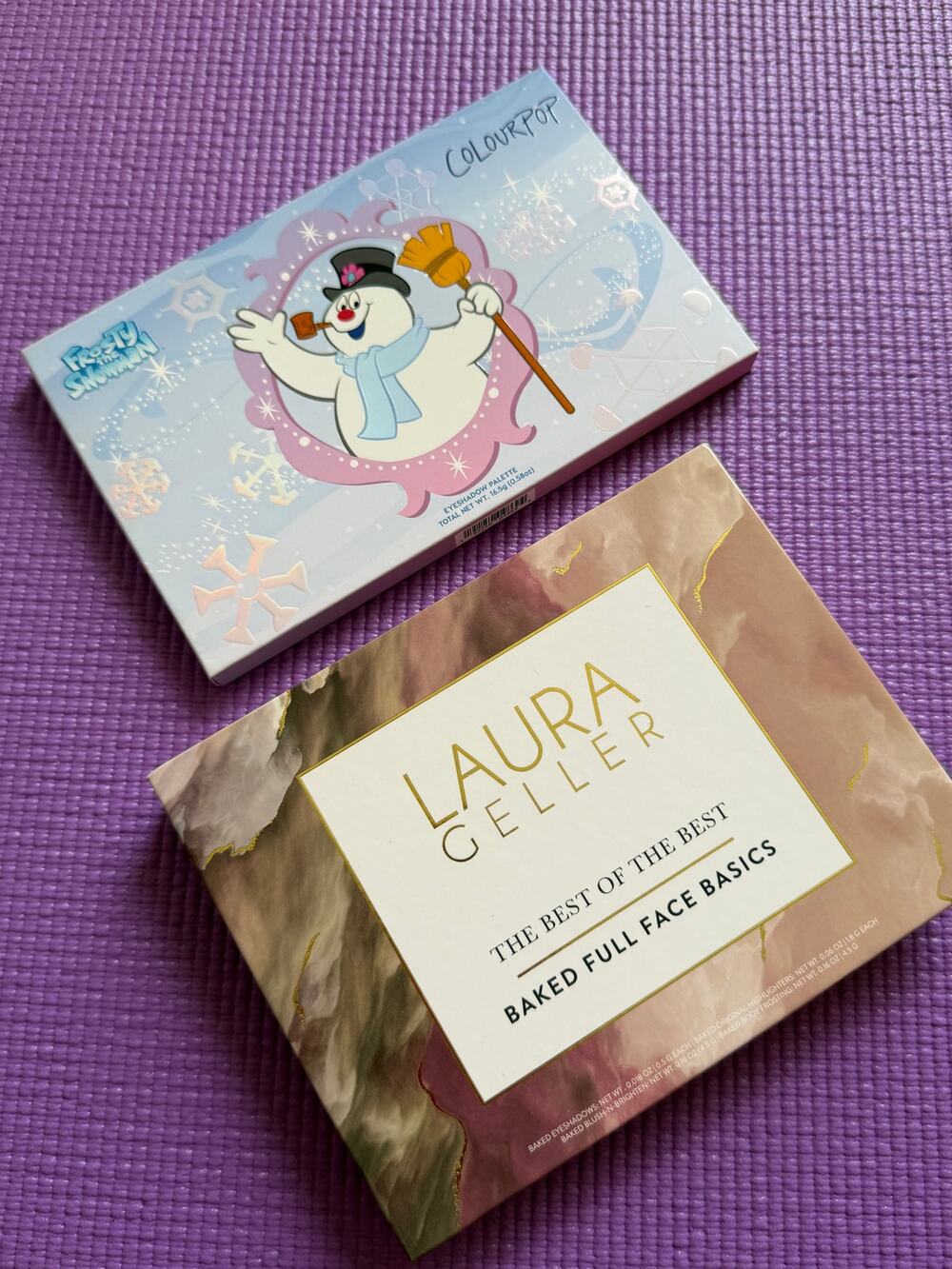 New ColourPop Frosty Snowman + Laura Geller Best of Best Makeup Palettes Set